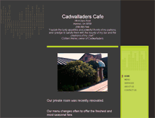 Tablet Screenshot of cadwalladerscafe.com